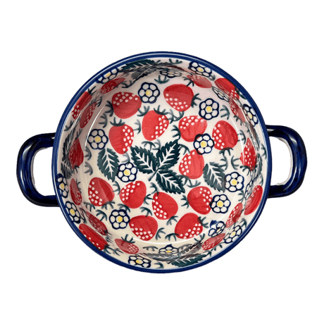 Casserole, Round, Small, 5" x 7.5" in "Strawberry Fields" by Manufaktura | Z153U-AS59