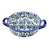 Casserole, Round, Small, 5" x 7.5" in "Peacock Parade" by Manufaktura | Z153U-AS60