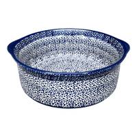 A picture of a Polish Pottery 10" Deep Round Baker (Sea Foam) | Z155T-MAGM as shown at PolishPotteryOutlet.com/products/deep-round-baker-sea-foam-z155t-magm