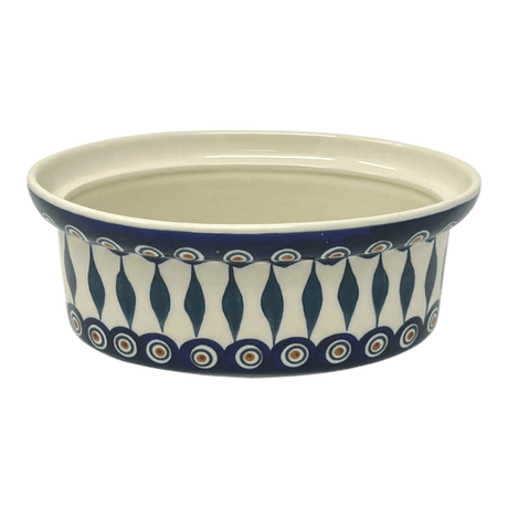 Baker, Oval, Lid, 9" x 6" in "Peacock" by Manufaktura | Z156T-54