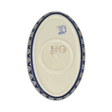 Baker, Oval, Lid, 9" x 6" in "Peacock" by Manufaktura | Z156T-54