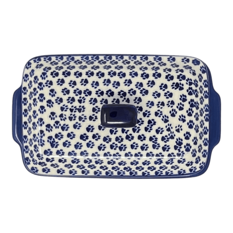 Box, Rectangular, Lid, Handles, Small 6.25" x 3.5" in "Kitty Cat Path" by Manufaktura | Z163T-KOT6