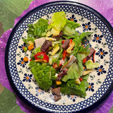 Plate, Round, Dinner, 10.75" Plate in "Floral Pine" by Zaklady | Y1014-D914