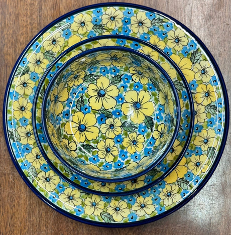 Plate, Round, 9.5" in "Sunny Meadow" by Zaklady | Y1001-ART332