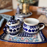 Serving Dish, Angular, 10" x 7" in "Climbing Aster" by Zaklady | Y1935A-A1145A