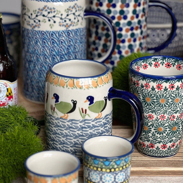 Small Tankard (Iris) | K054S-BAM - The Polish Pottery Outlet