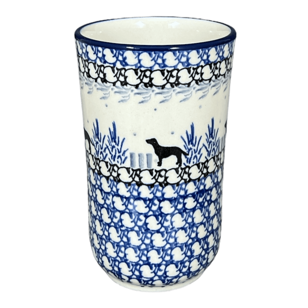 Tumbler, 12 oz in "Labrador Loop" by Ceramika Artystyczna | A076-2862X