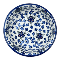 A picture of a Polish Pottery Bowl, Round, 7.75", WR (WR12D) in "Blossoms & Berries" by W.R. Ceramika | WR12D-AW1 as shown at PolishPotteryOutlet.com/products/7-75-bowl-blossoms-berries-wr12d-aw1