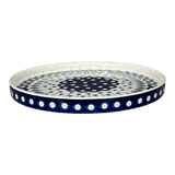 Tray, Round, 10" in "Tulip Dot" by Ceramika Artystyczna | AE93-377Z