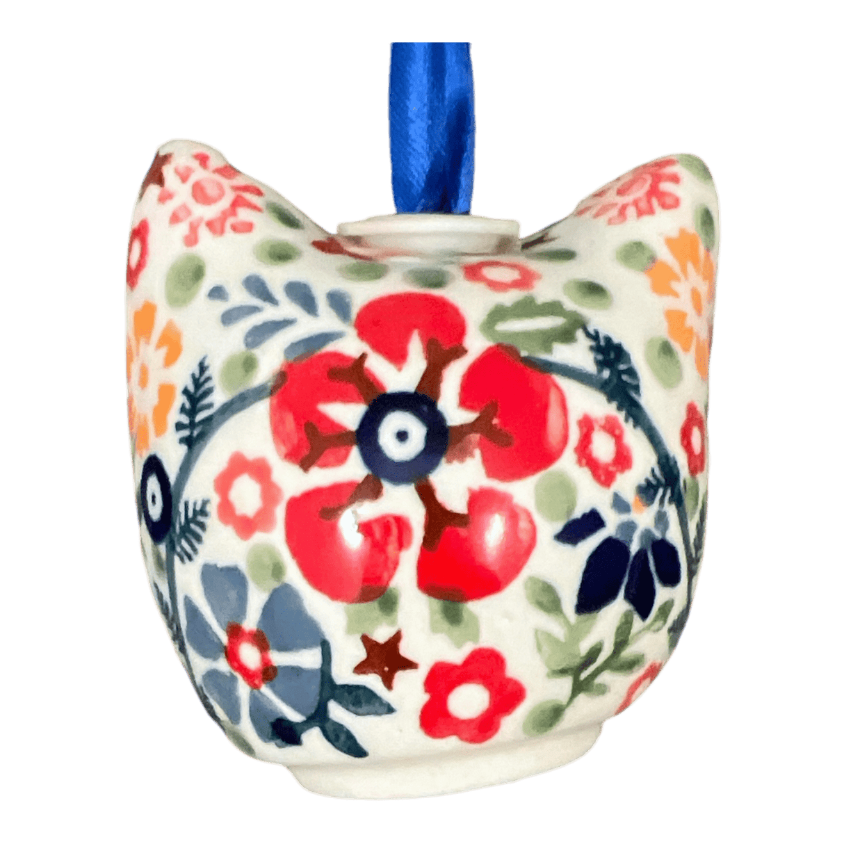 Ornament, Cat Head in "Full Bloom" by Manufaktura | K142S-EO34