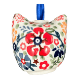 Ornament, Cat Head in "Full Bloom" by Manufaktura | K142S-EO34