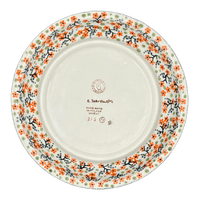 A picture of a Polish Pottery Bowl, Round, Pasta, 9.25" Bowl in "Peach Blossoms" by Manufaktura | T159S-AS46 as shown at PolishPotteryOutlet.com/products/9-25-pasta-bowl-peach-blossoms-t159s-as46