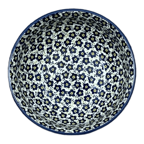 Bowl, Round, 8.5" in "Floral Revival Blue" by Manufaktura | M135U-MKOB