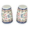 Polish Pottery 3.75" Salt and Pepper (Wildflower Delight) | S086S-P273 at PolishPotteryOutlet.com