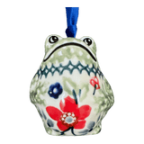 Ornament, Frog, 2" in "Ruby Bouquet" by Manufaktura | K046S-DPCS