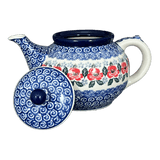 Teapot, 1.2 Liter in "Rosie's Garden" by Ceramika Artystyczna | A060-1490X