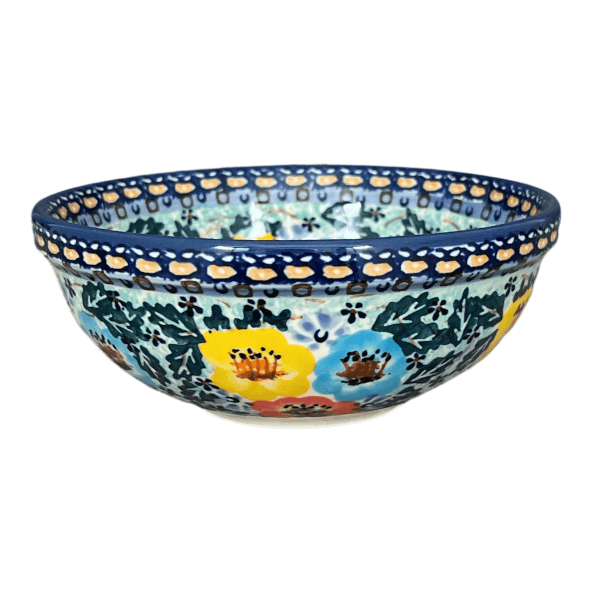 Bowl, Round, 6" in "Brilliant Garland" by Manufaktura | M089S-WK79