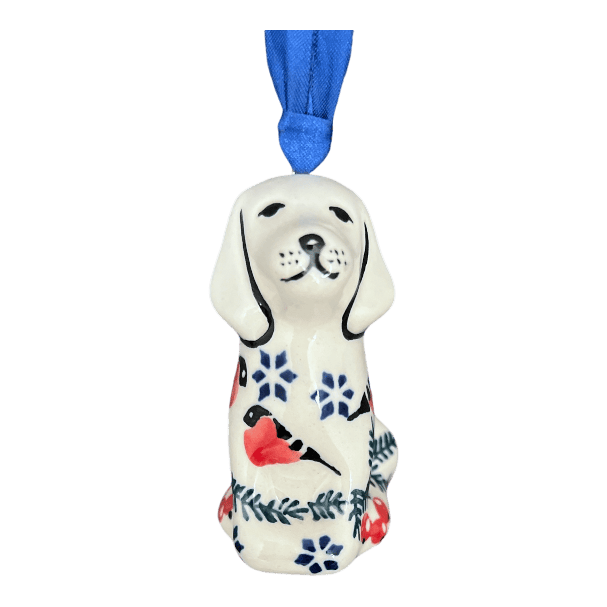 Ornament, Dog, 3" in "Red Bird" by Manufaktura | K164T-GILE