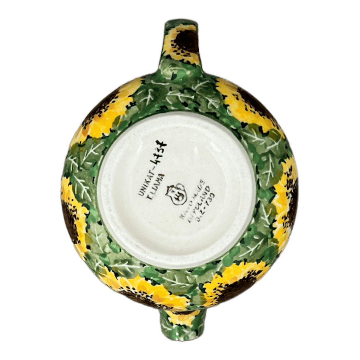 Creamer, 10 oz in "Sunflower Field" by Ceramika Artystyczna | A341-U4737