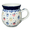 Polish Pottery CA 16 oz. Belly Mug (Mixed Berries) | A073-1449X at PolishPotteryOutlet.com
