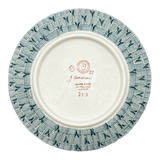 Plate, Round, Dessert, 7.25" in "Baby Blue Blossoms" by Manufaktura | T131S-JS49