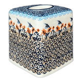 Tissue Box Cover, 6" x 6" in "Hummingbird Harvest" by Manufaktura | O003S-JZ35