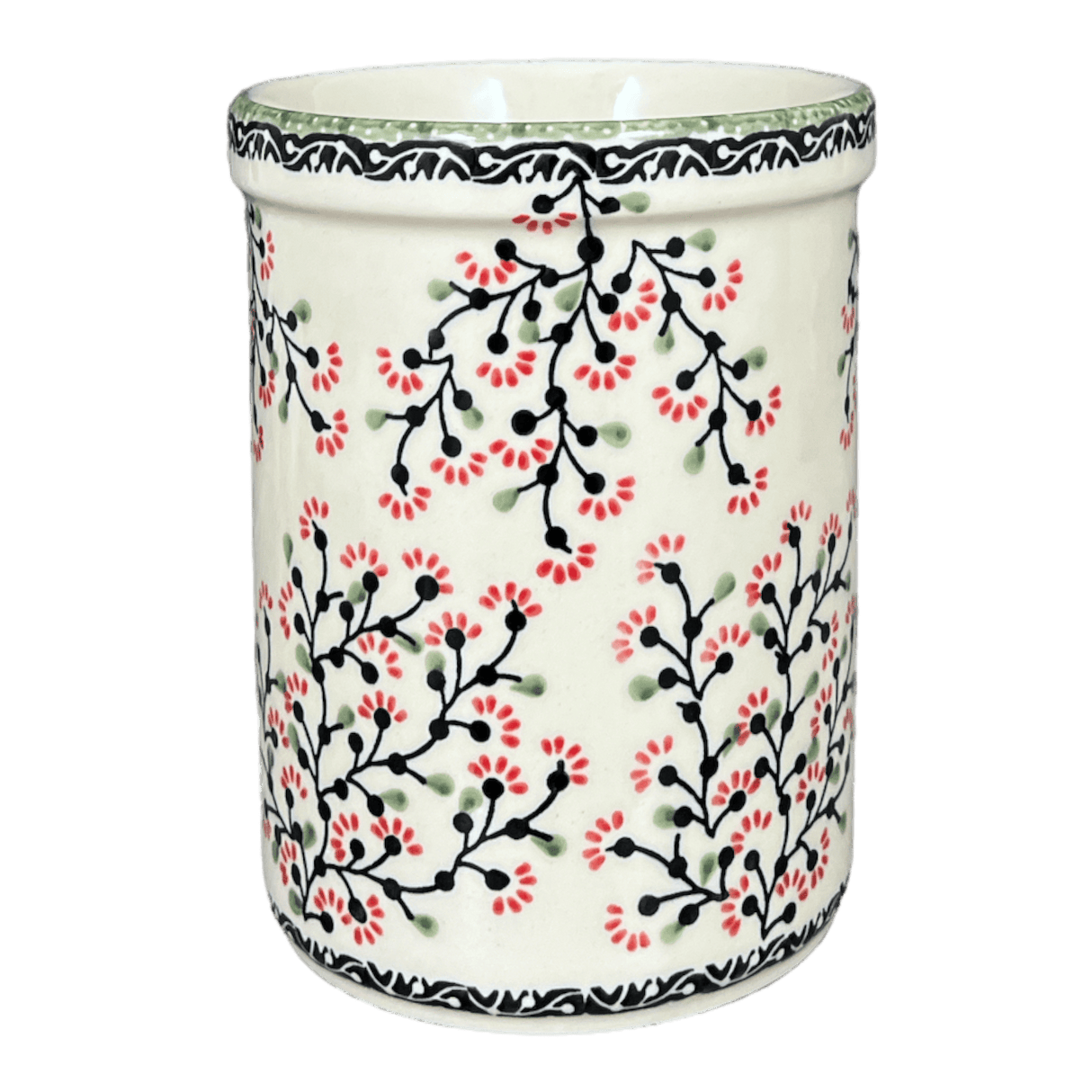 Utensil Holder, 7" in "Cherry Blossoms" by Manufaktura | P082S-DPGJ