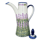 Teapot, 1.1 Liter "Opus", WR (WR8G) in "Lavender Fields" by W.R. Ceramika | WR8G-BW4