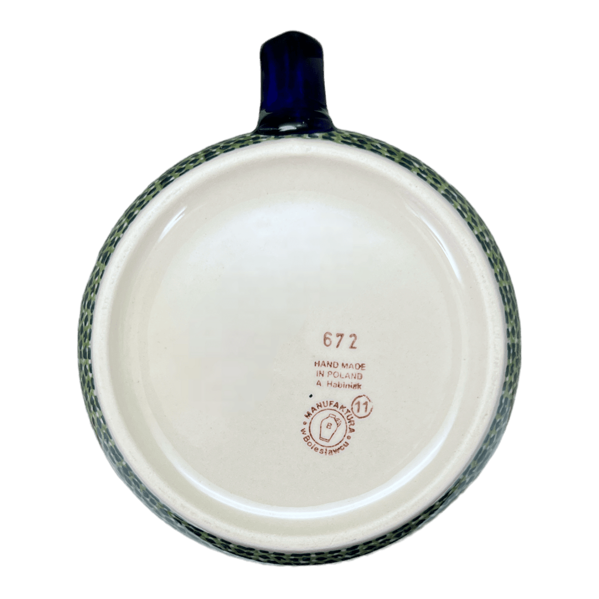 Pitcher, 1 Liter in "Bouncing Blue Blossoms" by Manufaktura | D044U-IM03