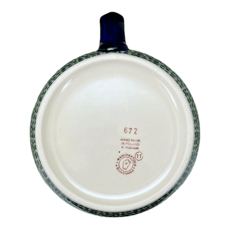Pitcher, 1 Liter in "Bouncing Blue Blossoms" by Manufaktura | D044U-IM03