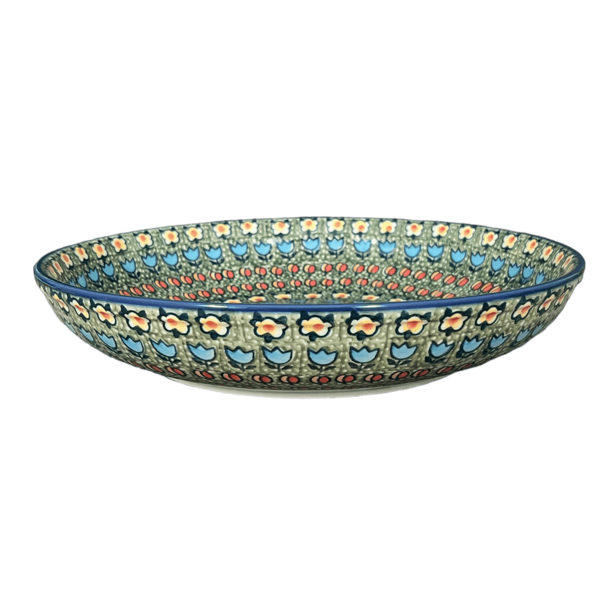 Bowl, Round, Shallow, Salad, 11.75" in "Amsterdam" by Manufaktura | M173S-LK