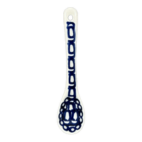 A picture of a Polish Pottery Spoon, Sugar, 5" in "Gothic" by Manufaktura | L001T-13 as shown at PolishPotteryOutlet.com/products/sugar-spoon-gothic-l001t-13