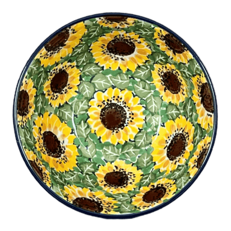 Bowl, Round, Kitchen, 5.5" in "Sunflower Field" by Ceramika Artystyczna | A059-U4737