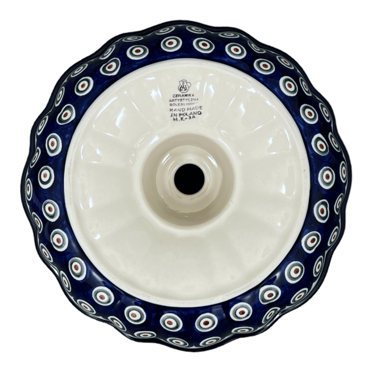 Bundt Cake Pan, 10.25" in "Peacock Pine" by Ceramika Artystyczna | AA55-366X