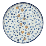 Tray, Round, 10" in "Paw Prints" by Ceramika Artystyczna | AE93-1770X