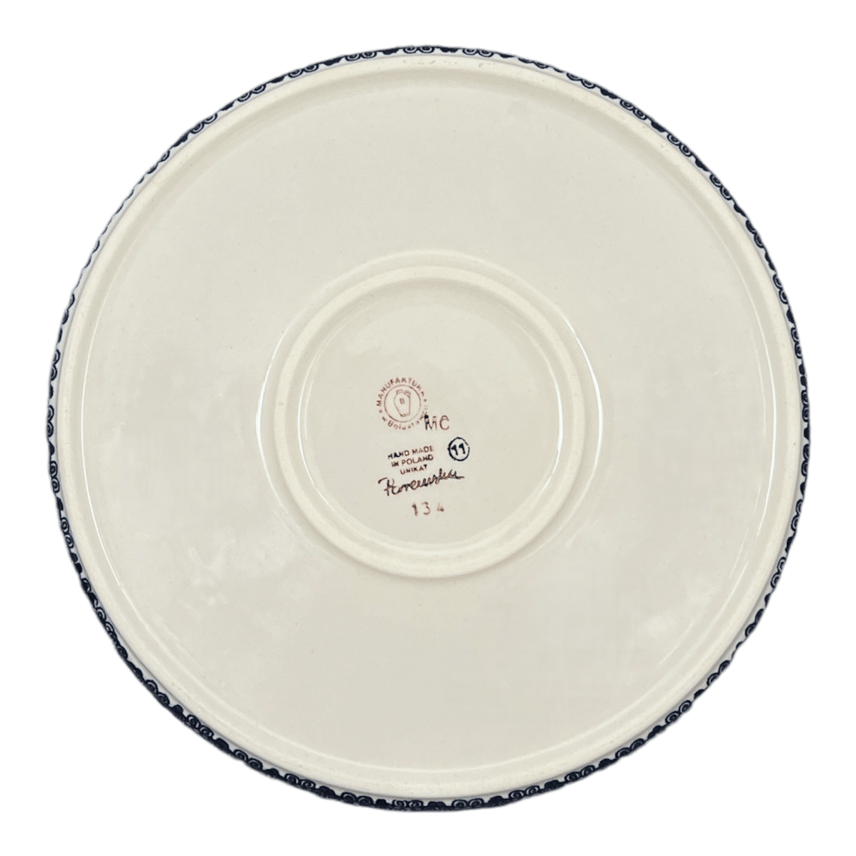 Tray, Round, 10.25" in "Wildflower Delight" by Manufaktura | T153S-P273