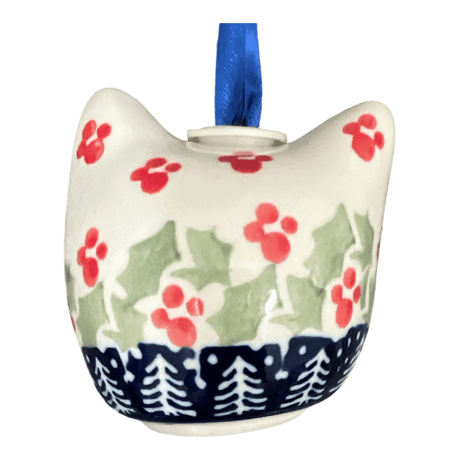 Ornament, Cat Head in "Holiday Cheer" by Manufaktura | K142T-NOS2