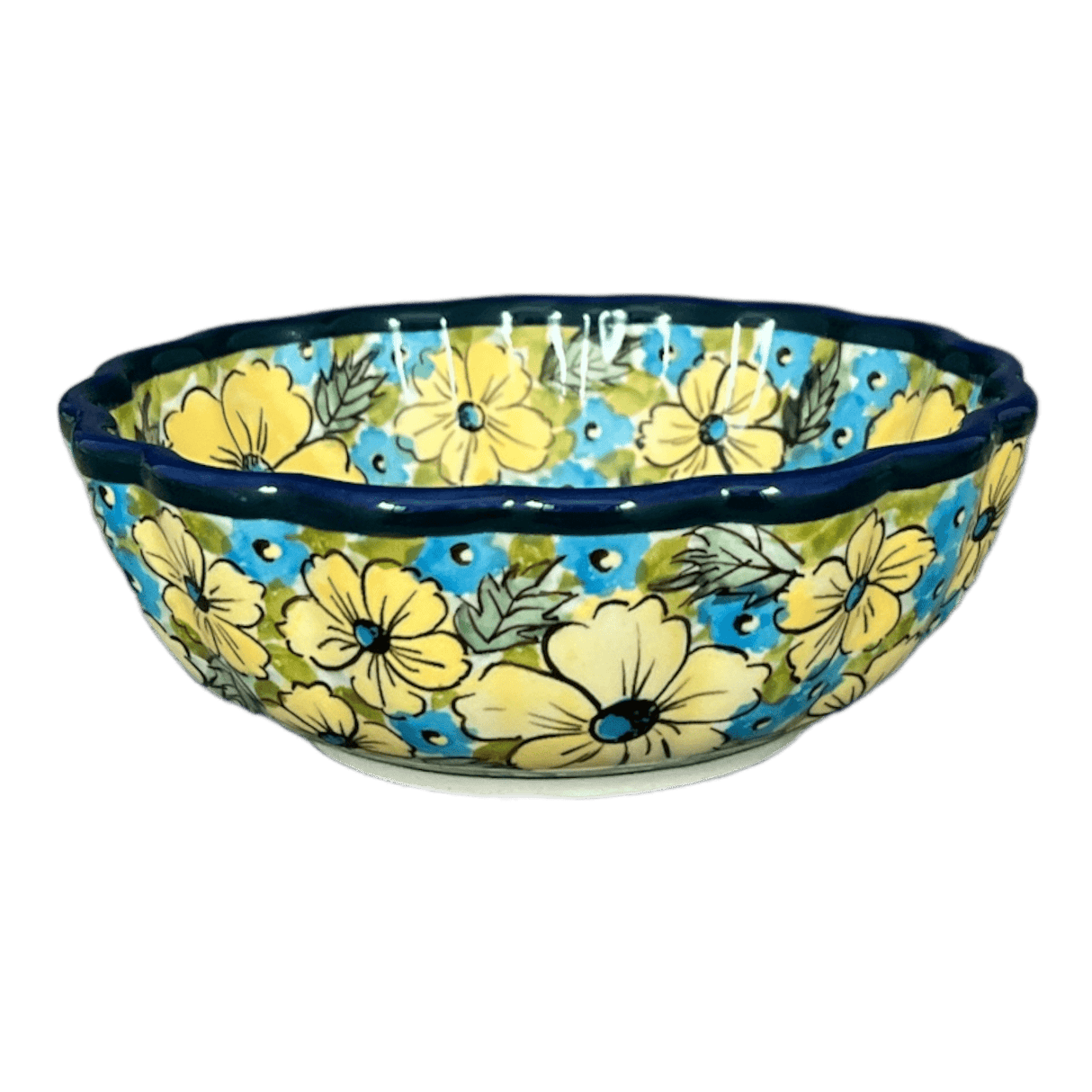 Bowl, Round, Blossom, 6" in "Sunny Meadow" by Zaklady | Y1945A-ART332