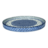 Tray, Round, 10" in "Starry Sea" by Ceramika Artystyczna | AE93-454C