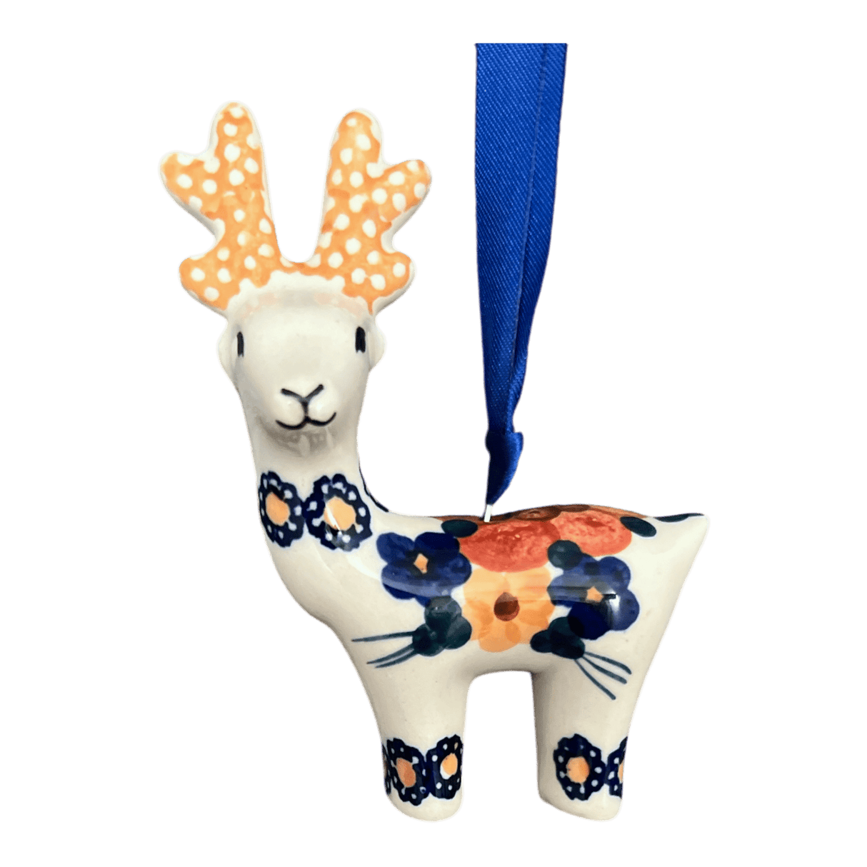 Ornament, Reindeer, 3.5" in "Bouquet in a Basket" by Manufaktura | K038S-JZK