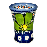 Shot Glass, 1.3 oz in "Green Daisies" by Galia | GKJ02-UZK1