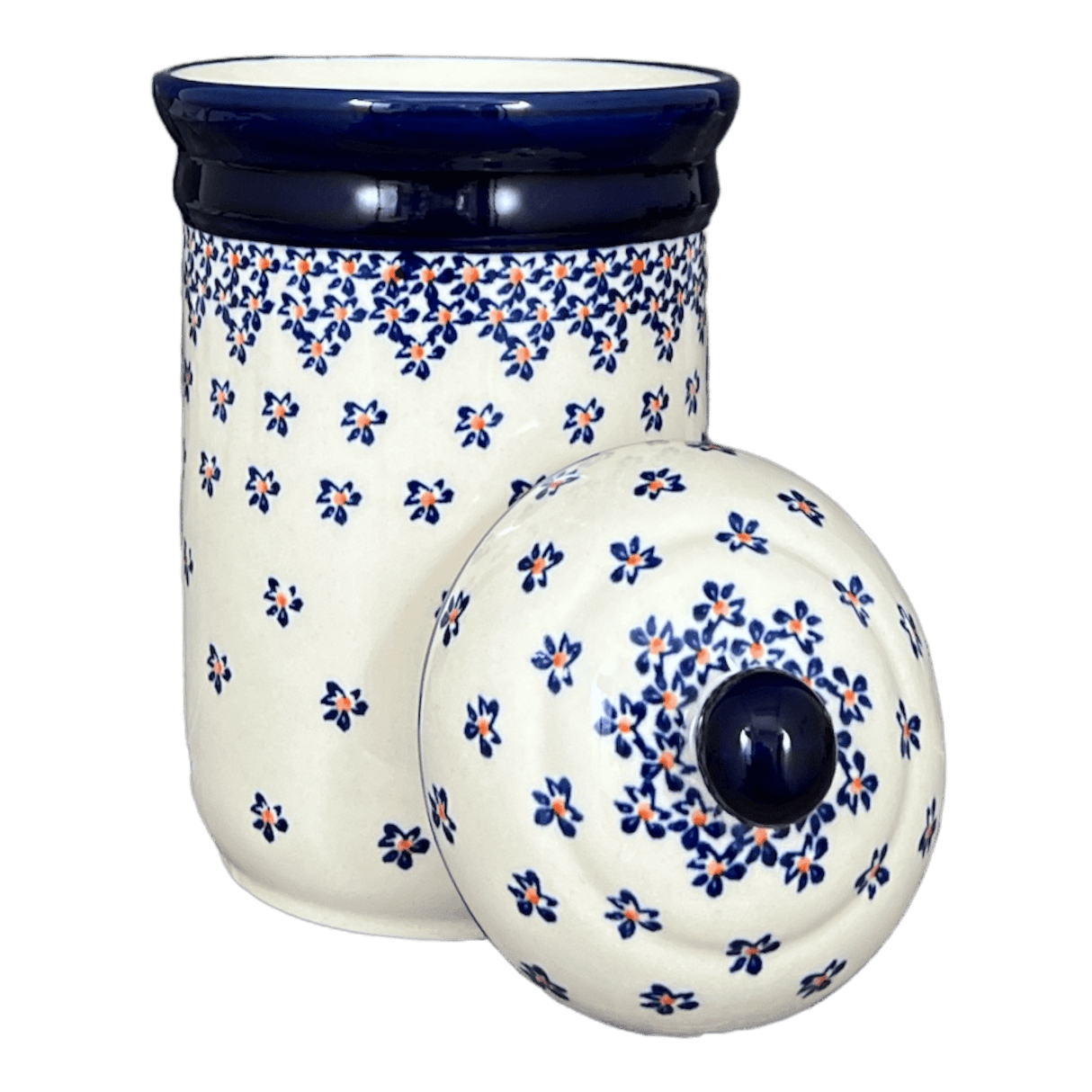 Container, 1 Liter in "Falling Blue Daisies" by Zaklady | Y1243-A882A