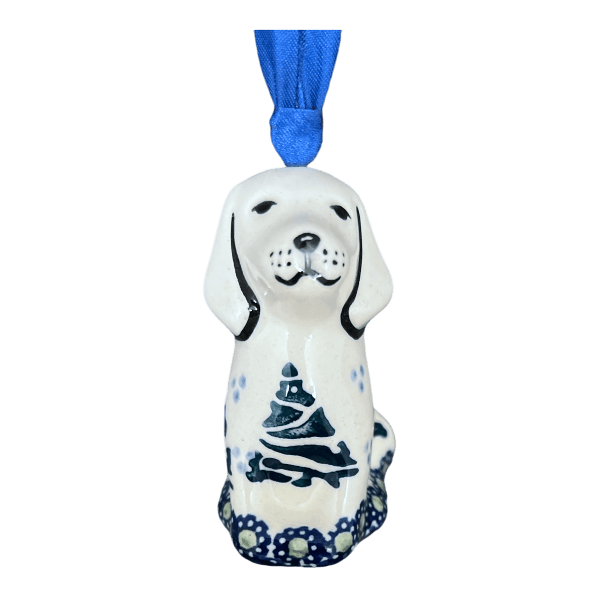 Ornament, Dog, 3" in "Snowy Pines" by Manufaktura | K164T-U22