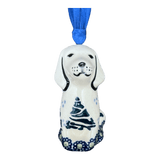 Ornament, Dog, 3" in "Snowy Pines" by Manufaktura | K164T-U22