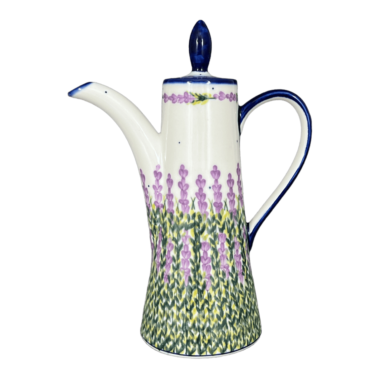 Teapot, 1.1 Liter "Opus", WR (WR8G) in "Lavender Fields" by W.R. Ceramika | WR8G-BW4