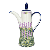 Teapot, 1.1 Liter "Opus", WR (WR8G) in "Lavender Fields" by W.R. Ceramika | WR8G-BW4