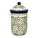 Container, 1 Liter in "Floral Swallows" by Zaklady | Y1243-DU182