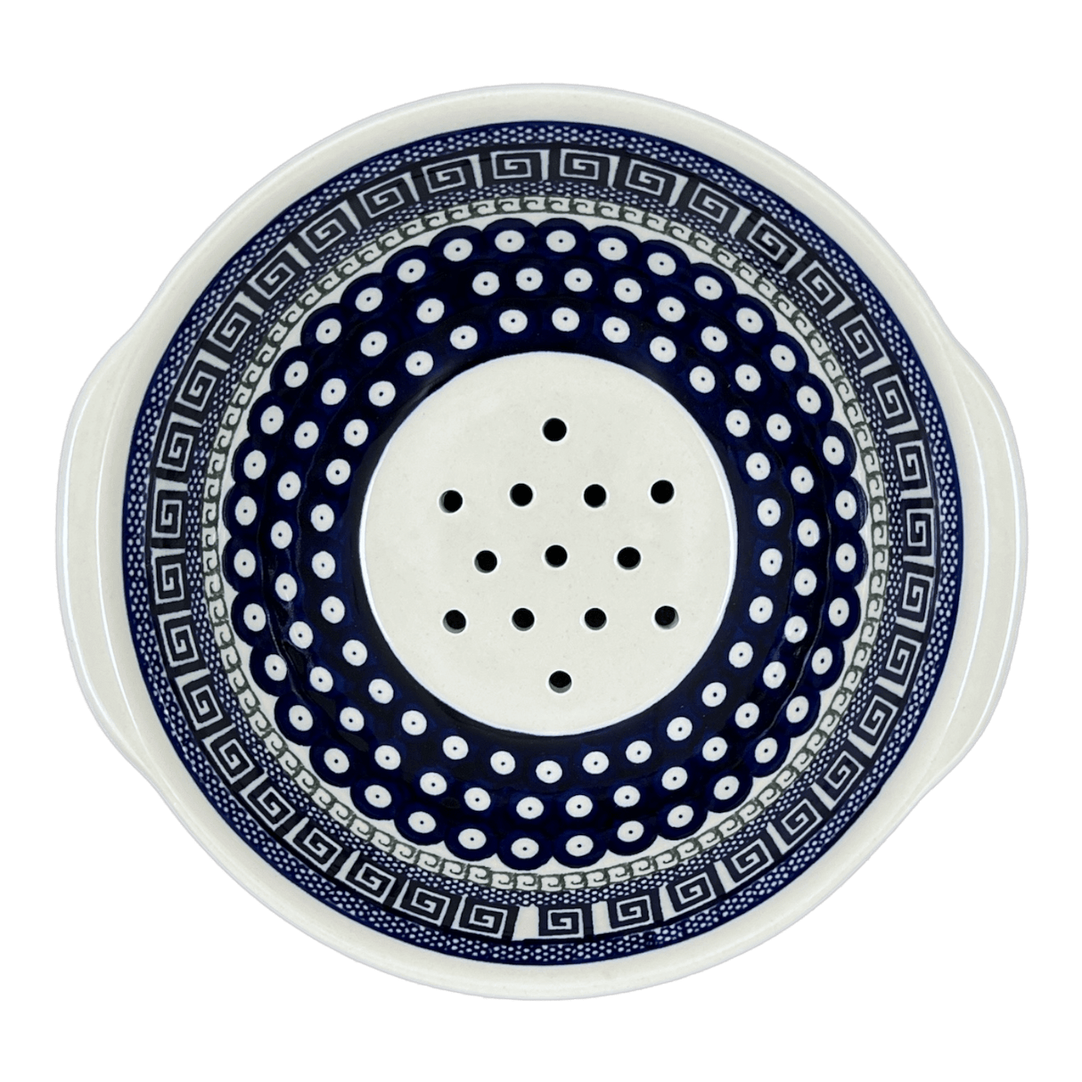 Colander, 10" in "Grecian Dot" by Zaklady | Y1183A-D923