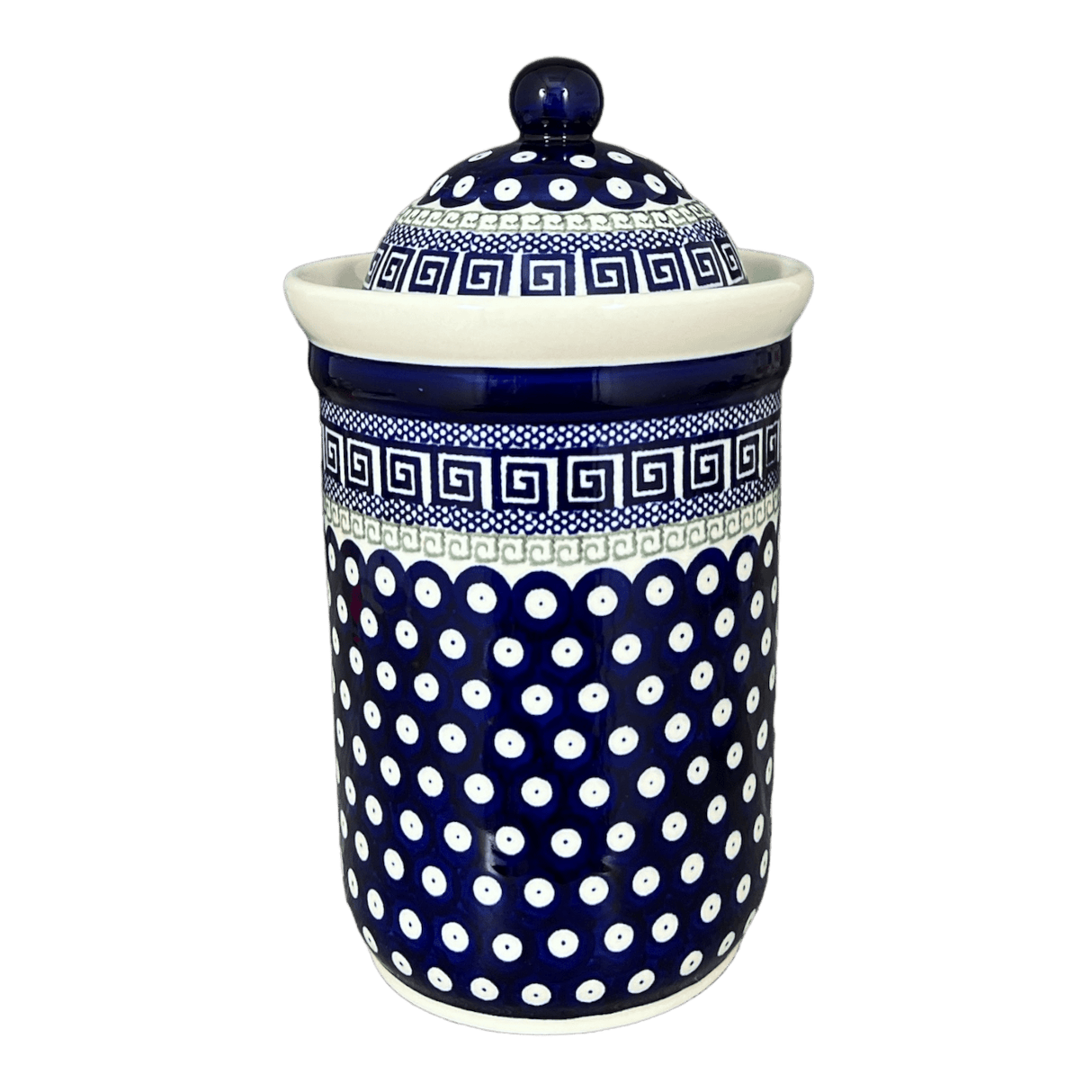 Container, 2 Liter in "Grecian Dot" by Zaklady | Y1244-D923