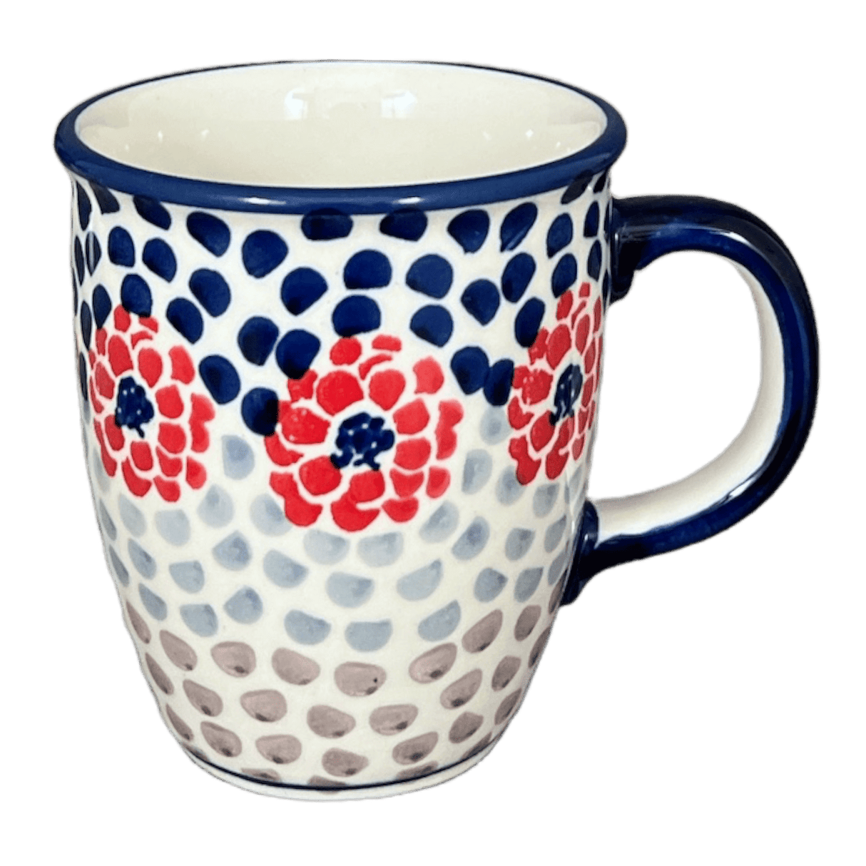 Mug, Mars Mug, 10oz Small in "Falling Petals" by Manufaktura | K081U-AS72